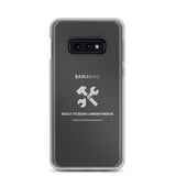 Boat Fixers Anonymous Samsung Case With A Gray Logo