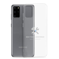 Boat Fixers Anonymous Samsung Case With A Gray Logo