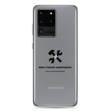 Boat Fixers Anonymous Samsung Case With A Black Logo